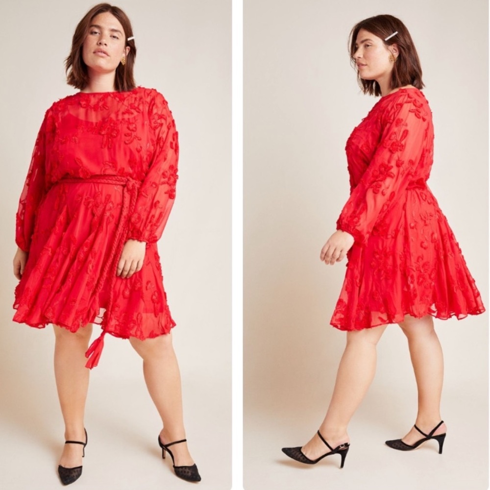 NWT Anthropologie Dress Amal Textured